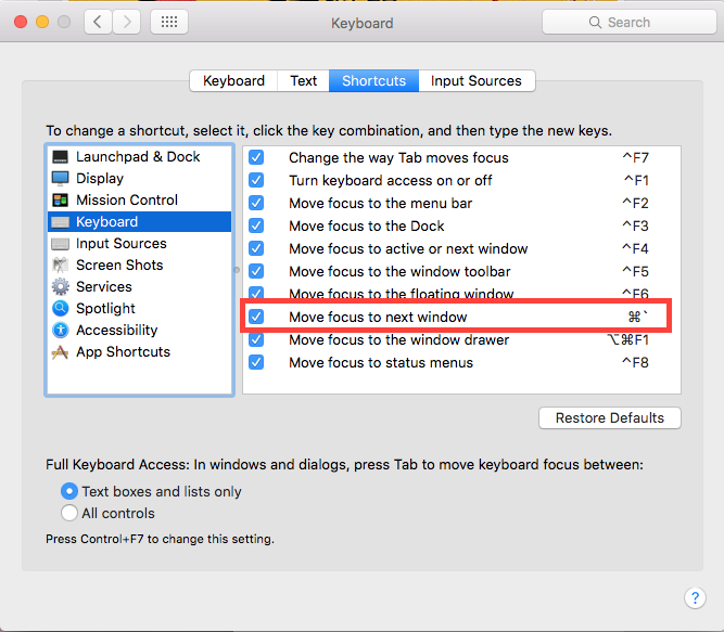 mac chrome shortcut for tab switching